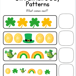 St. Patrick’s Day Activity Bundle for Early Learners | Preschool & ABA Worksheets, Group Time & Visuals